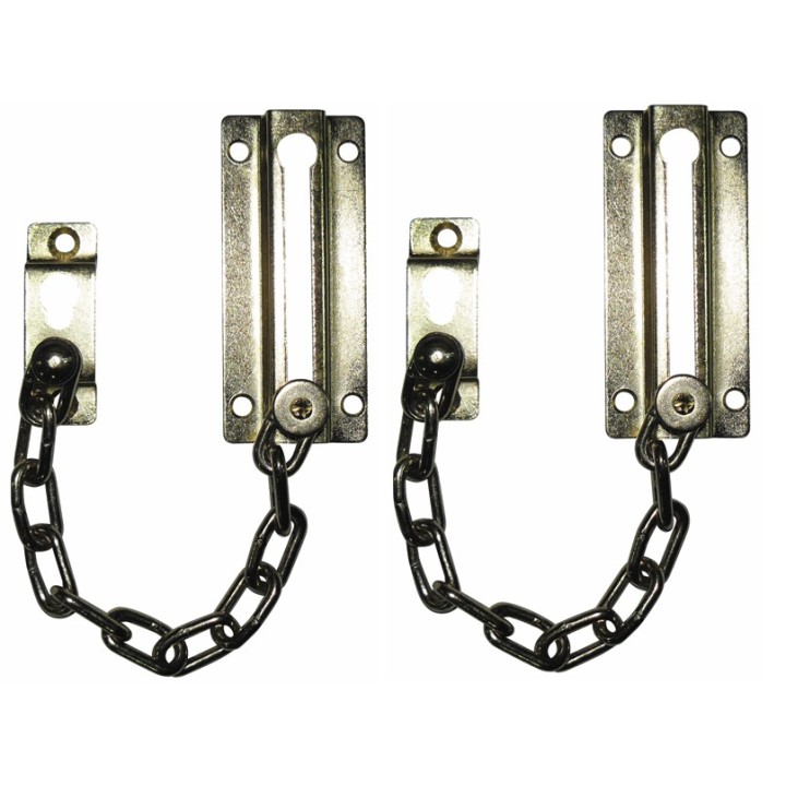 2 Chain for door so that your door is not forced to dissuade robbers doors chains prevent from forcing doors robbery protection 