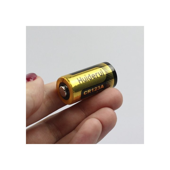 Pile lithium photo 3v 1300ma cr123ac cr123a cr123 cr17335 cr17345 alim camera video
