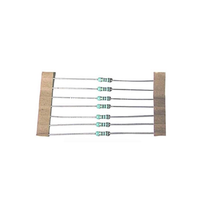 Lote 100 resistencias metálicas 47 ohm 1/2w rem1247kr-100 cen - 1