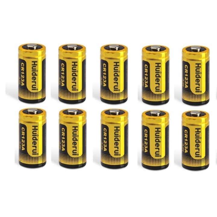 Pile litio foto 3v 1300ma cr123ac pile litio pile cr123 pile litio alimentazioni batterie litio