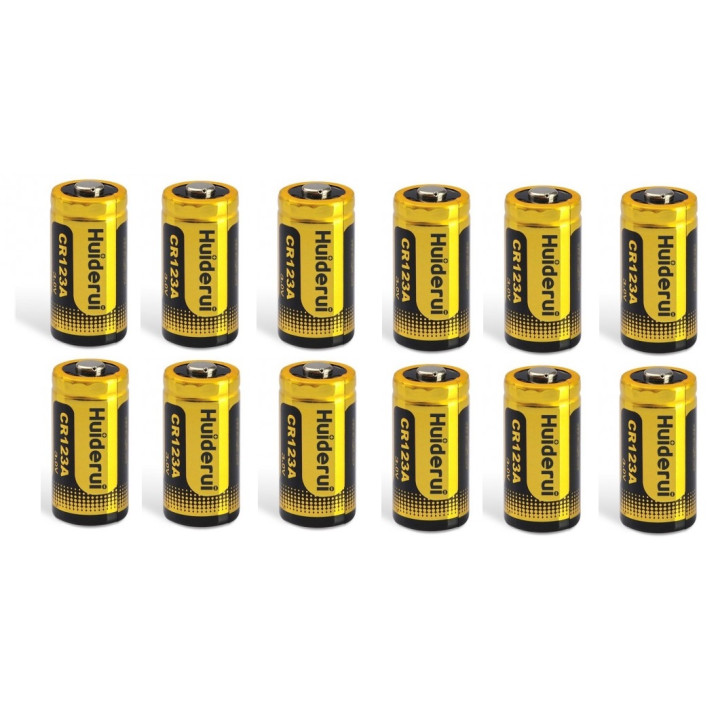 Pile lithium photo 3v 1300ma cr123ac cr123a cr123 cr17335 cr17345 alim camera video