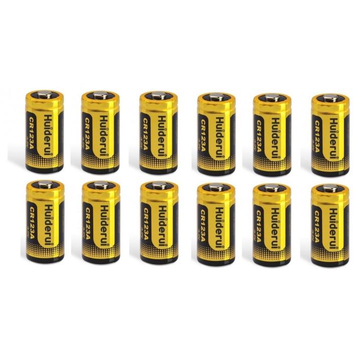 Pile lithium photo 3v 1300ma cr123ac cr123a cr123 cr17335 cr17345 alim camera video