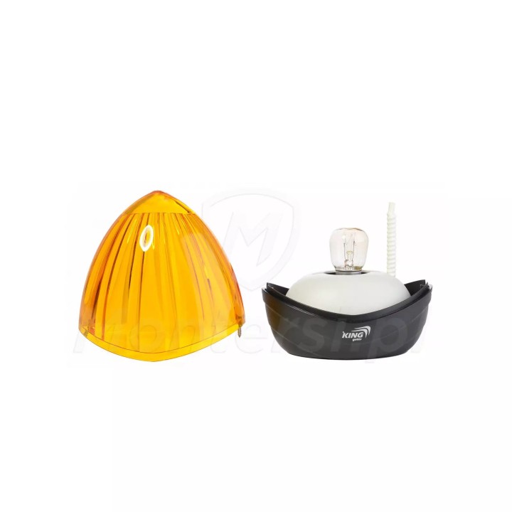 Lámpara intermitente KING GATE 220V Idea 230 plus CON ANTENA radio integrada para automatismos