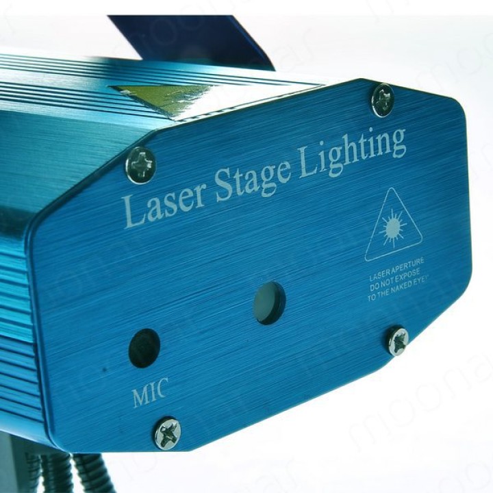 Mini laser di illuminazione rosso verde chiaro olografico h4354 effetto luce multicolore jr international - 9
