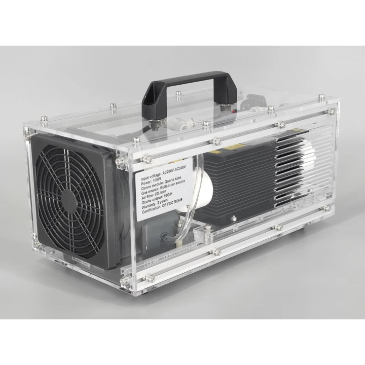 Generatore di ozono CE 110v 220v 105w 10g/h 20L/min tubo al quarzo depuratore d'acqua spa piscina stagno