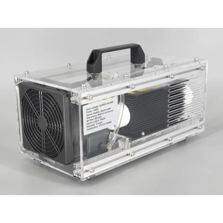 Generatore di ozono CE 110v 220v 105w 10g/h 20L/min tubo al quarzo depuratore d'acqua spa piscina stagno