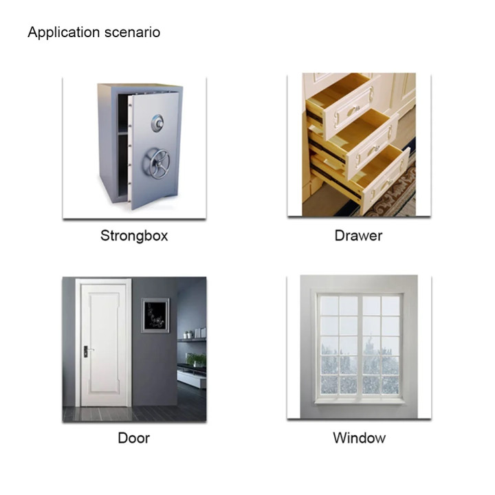 Drahtloses Smart-Home-Alarmsystem, Einbruchschutz Tuya Smart Life Control 2,4 G WLAN 125 dB