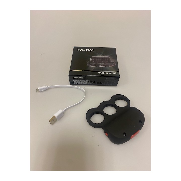 Pistola eléctrica "knuckler" recargable sector Piraña 2,000,000 Voltios