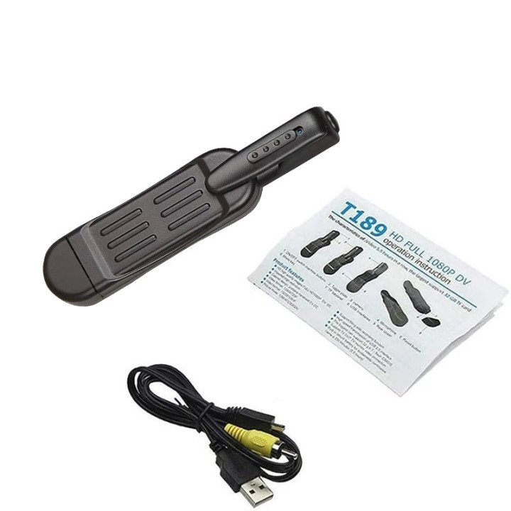 Pen spy camera audio-video-recorder max 16gb überwachung diskrete spionage