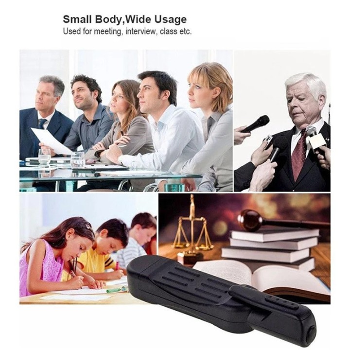 Stylo camera espion audio video 16go maxi enregistreur surveillance discrete espionage