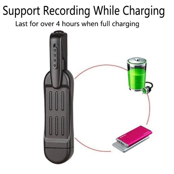 Pen spy camera audio-video-recorder max 16gb überwachung diskrete spionage