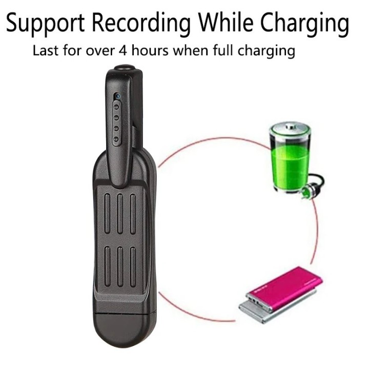 Pen spy camera audio-video-recorder max 16gb überwachung diskrete spionage