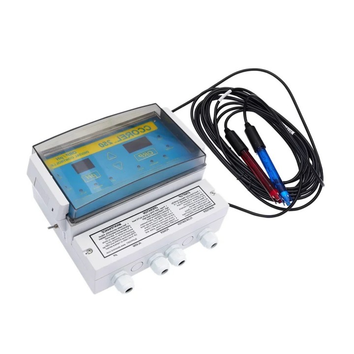 Controller digitale automatico Qualità dell'acqua Monitor per piscina Sonda PH ORP Dosaggio automatico
