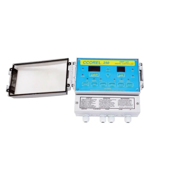 Controller digitale automatico Qualità dell'acqua Monitor per piscina Sonda PH ORP Dosaggio automatico