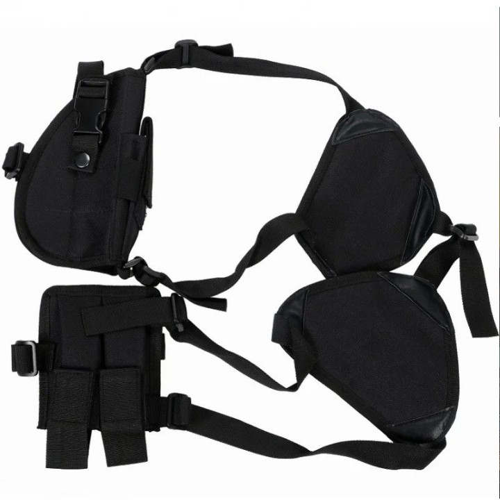Holster hombro para pistola revolver de defensa gom gc27, gc27l self defender defensa personal