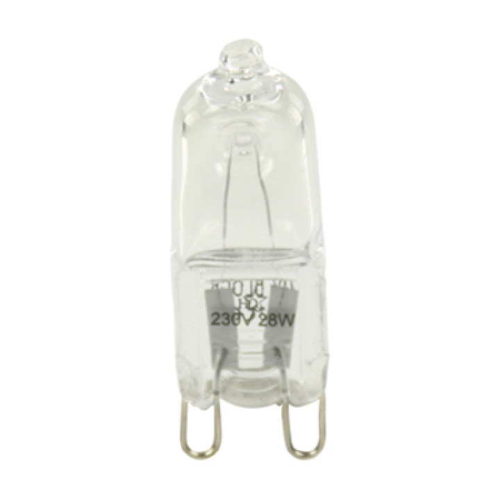 2 halogen bulbs g9 28w 36w 40w 220v 230v 240v clear 2000h lamp h212hq paulmann - 1