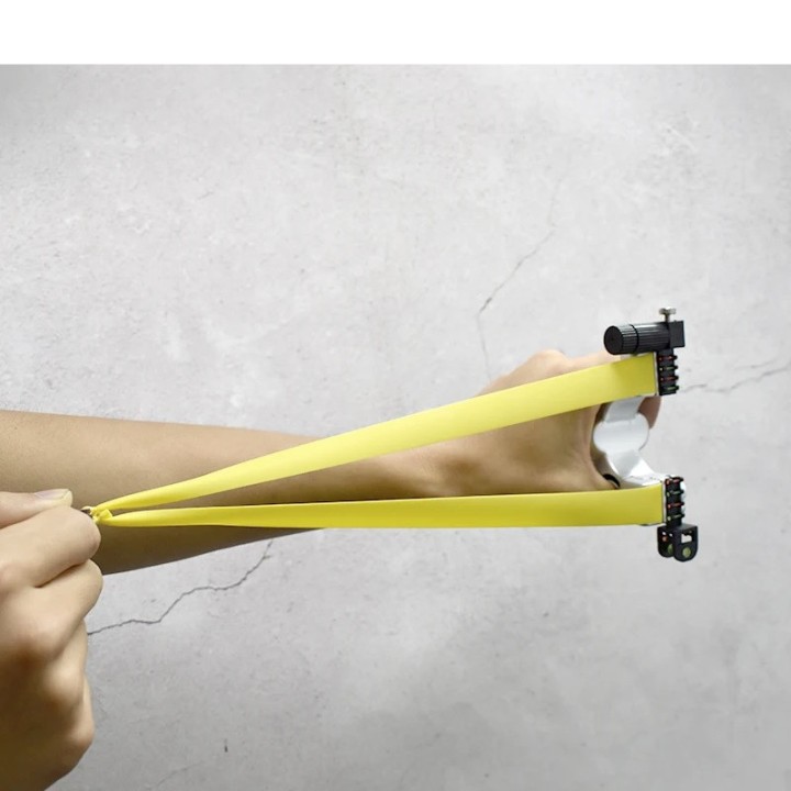 lance pierre catapulte laser avec élastique plat fronde super robuste pour la chasse tir à la cible