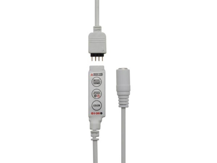 Mini controller rgb led leisten 12 bis 24 vdc ledc03 velleman - 3