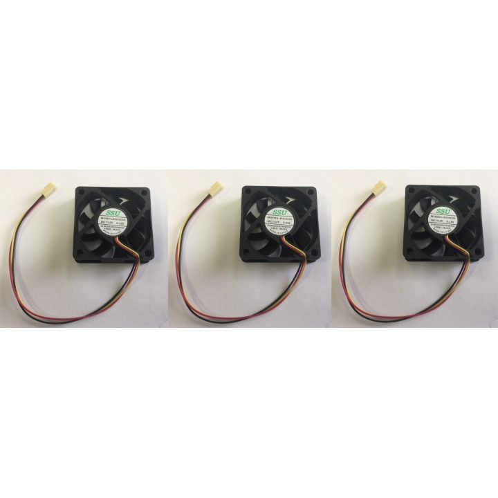 Ventilator 12v 60mm 60x60x15mm cmp fan22 conector 3 pins 12 volt könig pc computer