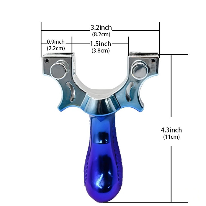 Slingshot Laser Catapult with Flat Rubber Band Super Sturdy Slingshot for Hunting Target Shooting
