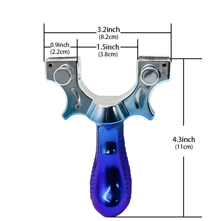 Slingshot Laser Catapult with Flat Rubber Band Super Sturdy Slingshot for Hunting Target Shooting