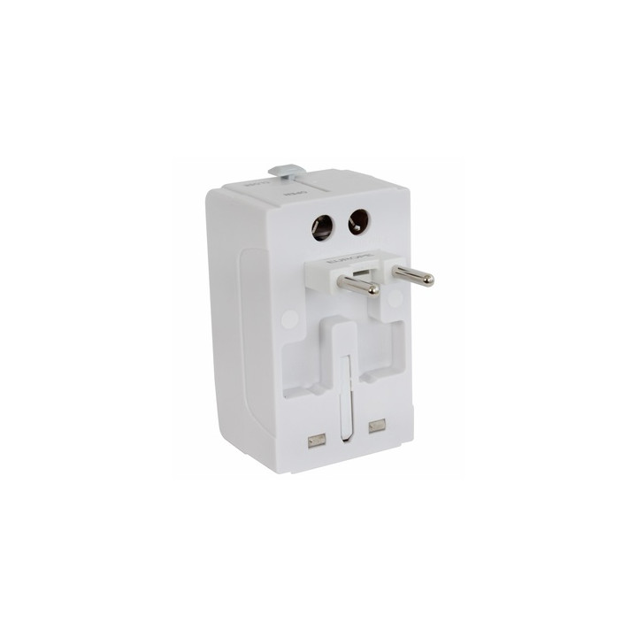 Usb charger + universal travel adapter ac power plug jr international - 4