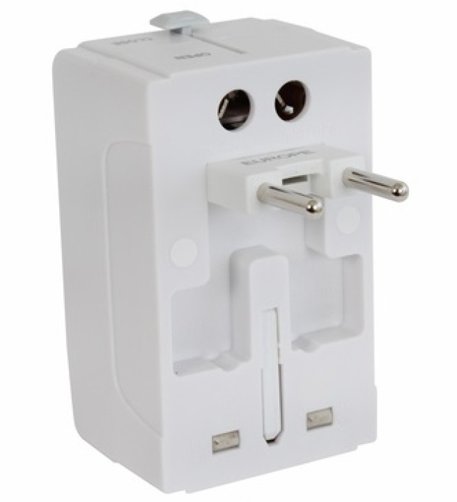 Usb-ladegerät adapter universal travel usa england europa netzstecker ephone ipod mp3 jr international - 4