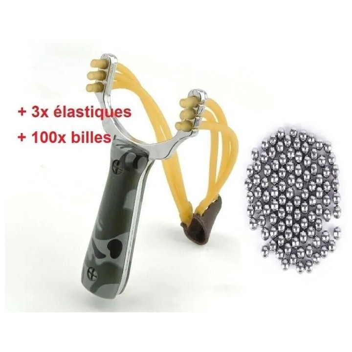 Slingshot fishing slingshot hunting 3 elastics catapult crossbow shooting fish defense camouflage