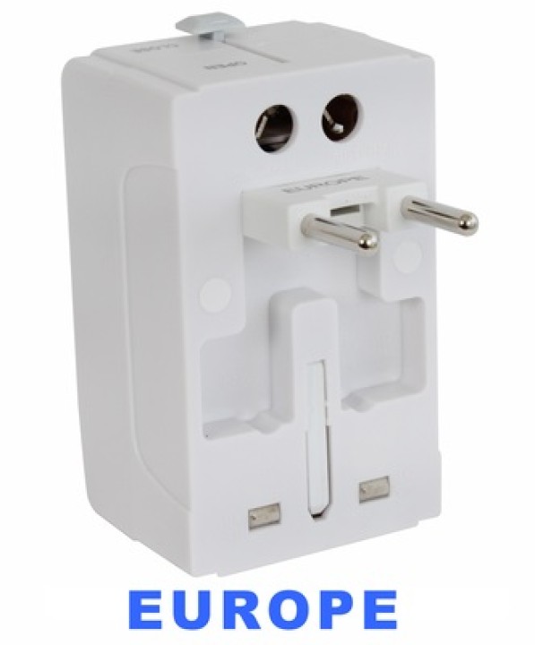 Usb caricatore adattatore universale di viaggio stati uniti inghilterra ac spina ephone ipod mp3 jr international - 1