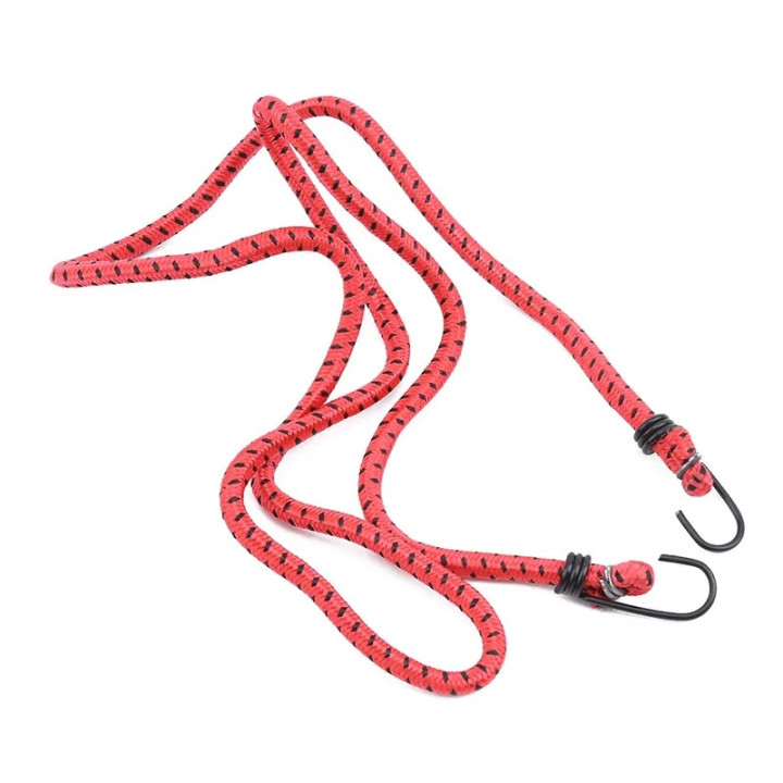 1 bungee cord 140cm elastic rope tensioner metal hook Camping luggage carton