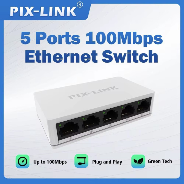Conmutador ethernet de 5 puertos konig