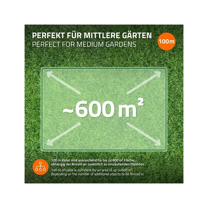 copy of Abgrenzungskabel 2,7 mm 500 m Rasenmäherroboter Gardena Bosch Husqvarna Automower Worx Imow