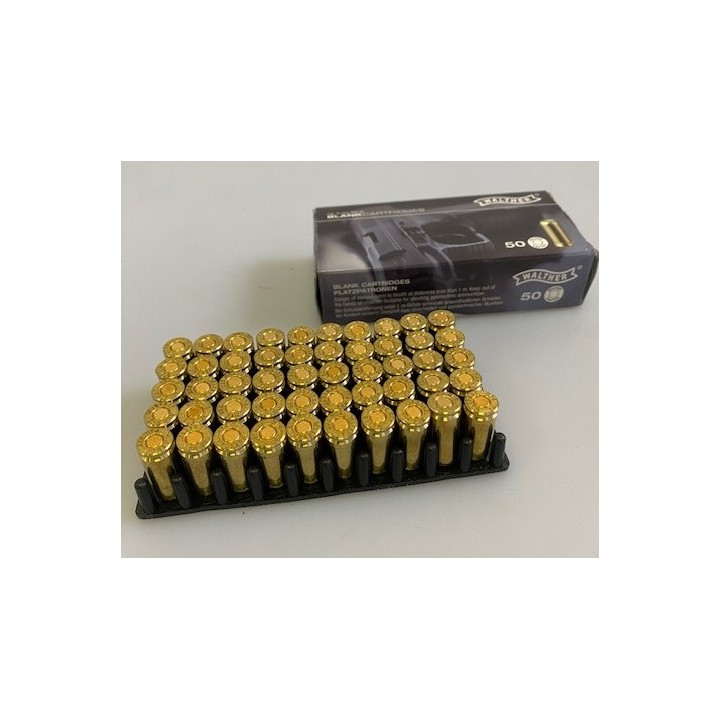 Boite 50 cartouches 380/9mm umarex a blanc pour revolver kimar arme defense securite