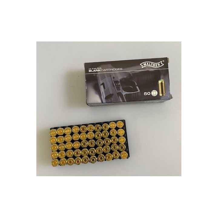 Cartridges 50 pieces 380 8mm umarex for blank wheapon for revolver colt45 self defence