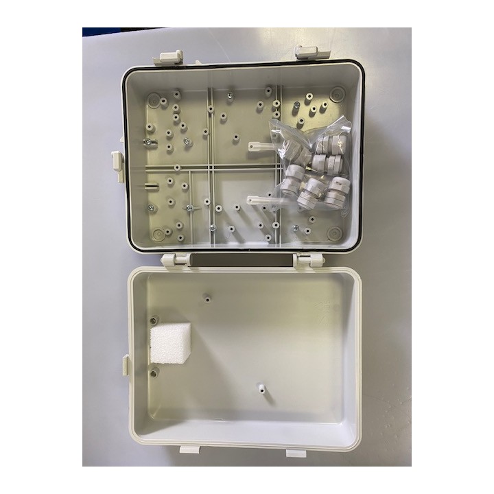 Coffret pvc 190x235x90mm de EA63 sans circuit sans transformateur