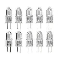 10 bombilla g4 12v 20w blanco caliente 3000h iluminacion luz halogeno linea capsula jc