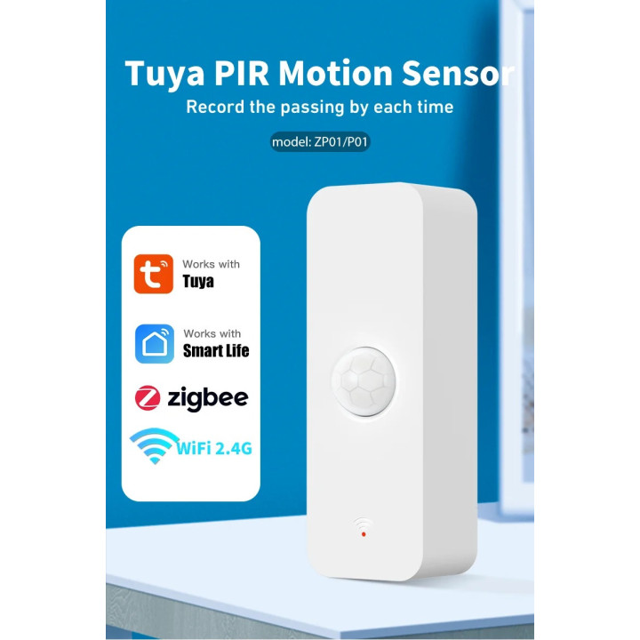 Détecteur volumetrique infrarouge sans fil wifi 2.4gHz tuya Smart Life google home alexa capteur