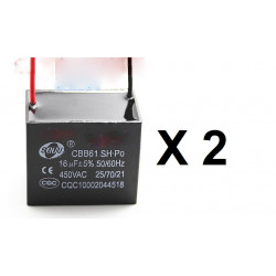 CBB61 Metallisierte Kondensator 250v für Motorstart Deckenventilator 500VAC 16uF 16mf jr international - 5
