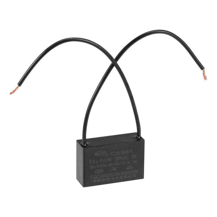 CBB61 Metallisierter Kondensator für Motorstart-Deckenventilator 500 VAC 2,4 uF
