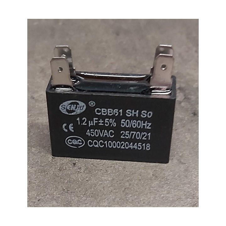 capacitor CBB61 450V 1.2UF fan exhaust fan capacitor capacitance capacitors 2uF