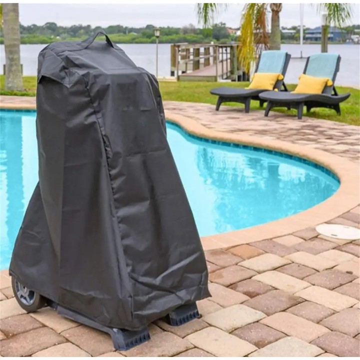 Funda transpirable universal para la mayoría de las fundas para carritos de limpiadores de piscinas robóticos