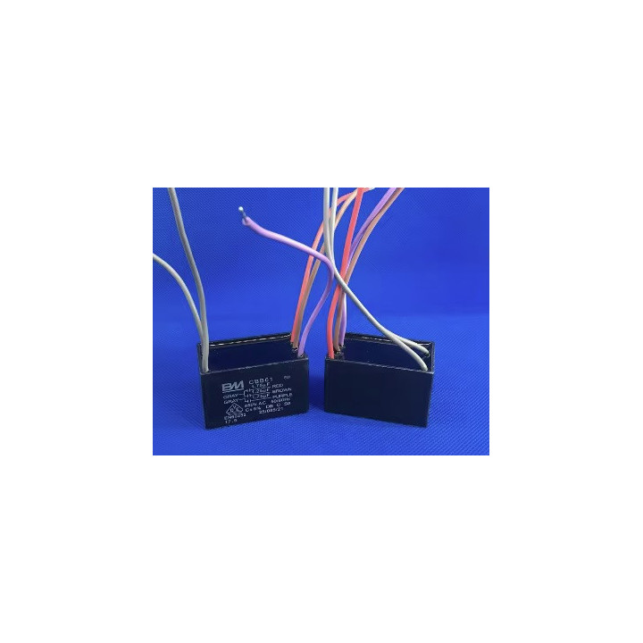 CBB61 Kondensator 0,75UF + 1,25UF Motor Deckenventilator 0,75MF + 1,25mf