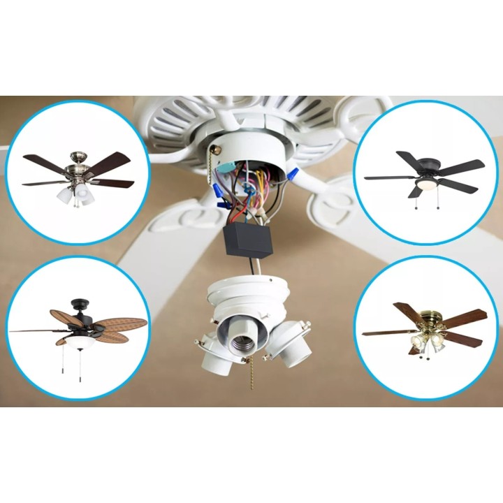 CBB61 Kondensator 0,75UF + 1,25UF Motor Deckenventilator 0,75MF + 1,25mf