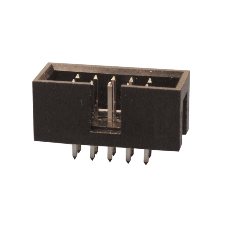 10-pin male connector for pcb low profile he10 cen - 1