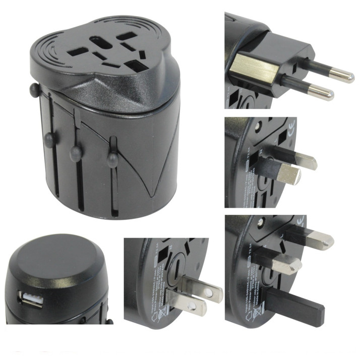 Usb + universal travel ac plug adapter charger us uk eu jr international - 9