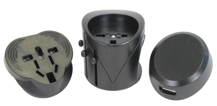 Plug adapter mit usb elektrisiert 150 ländern reisen europa usa australia uk britain jr international - 1