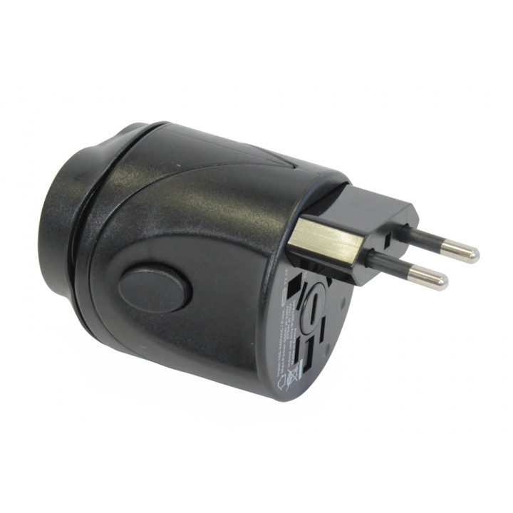Plug Adaptador de enchufe UK/Inglaterra a EU/Europa (Max 250V 10A)
