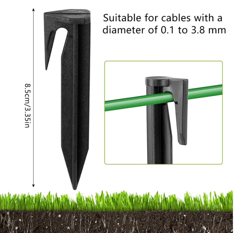 copy of 1000Pcs Boundary Wire Fixing Pegs, Robot Lawn Mower Wire Stake, Robot Lawn Mower Accessories