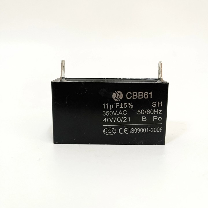 10uF capacitor 450v 500v ac rectangle CBB61 startup engine fan 50 / 60Hz