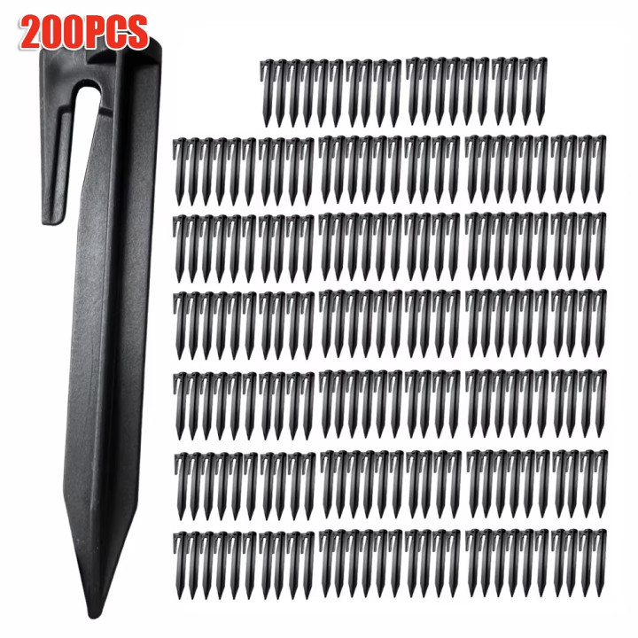 200Pcs Boundary Wire Fixing Pegs, Robot Lawn Mower Wire Stake, Robot Lawn Mower Accessories